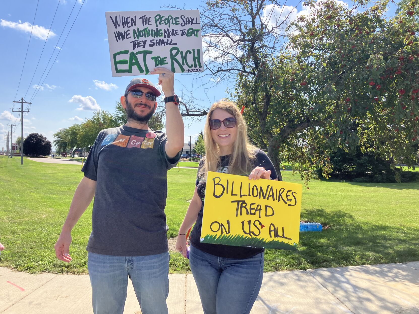 Labor Day protest